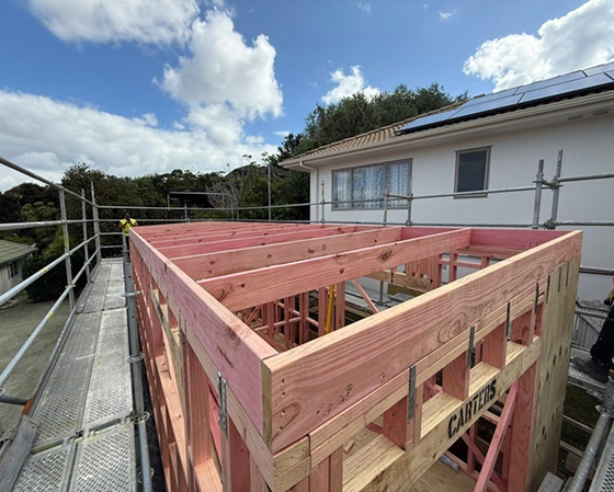 construction of a residential property